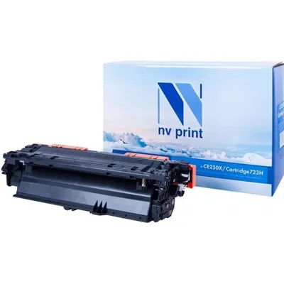 Картридж NVP совместимый NV-CE250X/NV-723H Black универсальные для HP/Canon Color LaserJet CP3525/ CP3525n/ CP3525dn/ CP3525x/ LBP 7750 i-Sensys 7750cd/ 7750Cdn (10500k)