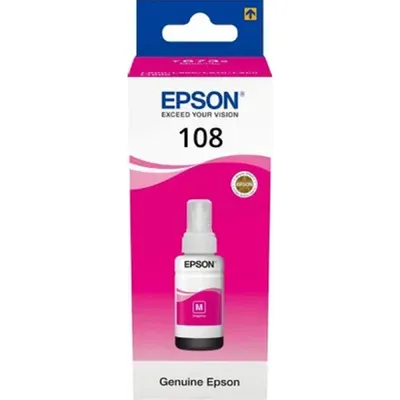 Контейнер EPSON T09C тип 108 с пурпурными чернилами для L8050/L18050, 70 мл (7200 стр.)