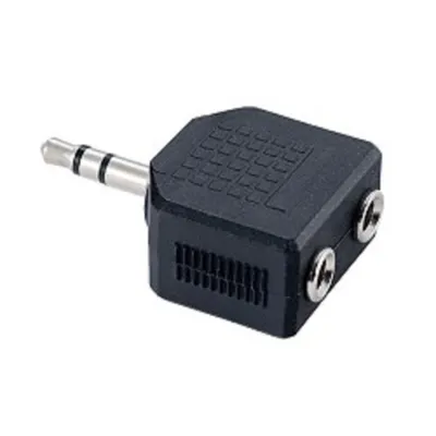 PERFEO Переходник Jack 3.5 мм вилка - 2xJack 3.5 мм розетка,  стерео-аудио  (A7008)