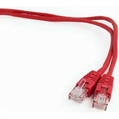 <091085> Кабель патч-корд .Patch cord кат.5e 0.25м, Cablexpert, многожильный, красный [PP12-0.25M/R]