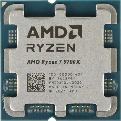 Центральный Процессор AMD RYZEN 7 9700X OEM (Granite Ridge AM5, 4nm, C8/T16, Base 3,80GHz, Turbo 5,50GHz, GPU Radeon Graphics, L3 32Mb, TDP 65W, SAM5) (100-000001404)