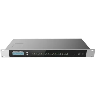 UCM6308 - IP-АТС, Grandstream, UCM6308, 8 RJ11 FXS, 8 RJ11 FXO, 2x GbE PoE LAN/WAN, 1 порт горячего резервирования, 3000 пользователей SIP, 300 одновременных вызовов, UCM RC, VideoServer, блок питания 12 В/2 А
