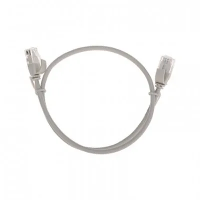 Патч-корд Rexant 02-0380-05, U/UTP cat.6a, RJ45-RJ45, 0.5 м, серый