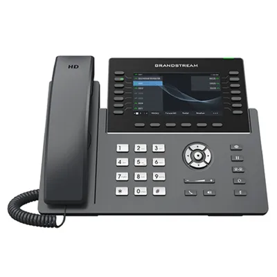 GRP2650 - IP телефон, Grandstream, GRP2650, 16 SIP аккаунтов, 14 линий, цветной LCD (5"1280720), PoE, (1GbE)Gigabit Ethernet, до 4-х GBX20, USB, Wi-Fi, Bluetooth, блок питания 12 В/1 А