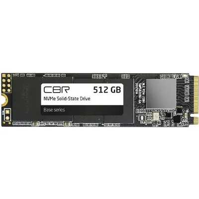 SSD CBR CBR-SSD-512GB-M.2-BS24b-AIOV2, 512 ГБ, M.2 2280, PCIe 3.0 x4, NVMe