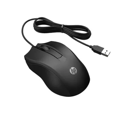 6VY96AA - Мышь оптическая проводная HP 6VY96AA 100 Black, USB-A
