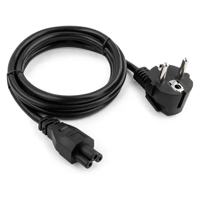 Кабель питания ноутбука Gembird PC-186-ML12 (Schuko - C5, 3х0.75мм?, 250В, 10A, черный, 1.8м)