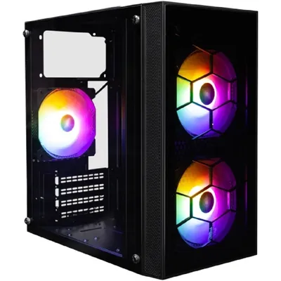 Корпус для ПК 1STPLAYER - FIREBASE X1, mITX, mATX, 2х2.5", 1xUSB2.0, 1xUSB3.0, Mini Tower, без БП, цвет чёрный, X1-BK-3F1