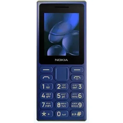 Мобильный телефон Nokia 108, 2'' 160x126 TN, 2-Sim, 1000mAh, micro-USB, синий