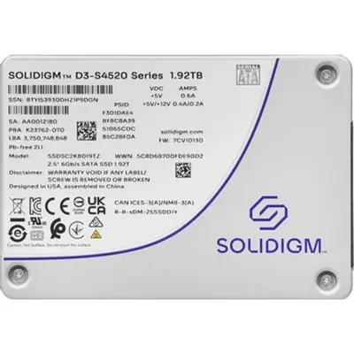 SSD Intel SSDSC2KB019TZ1Z, 1920GB, 2.5" SATA3, TLC