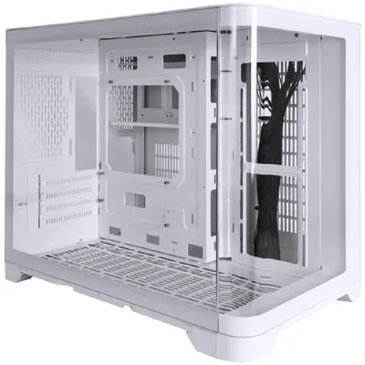Корпус для ПК 1STPLAYER - UView UV6 White, mITX, mATX, 3х2.5", 2х3.5", 2xUSB3.0, Mini Tower, без БП, цвет белый, UV6-WH