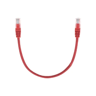 Патч-корд Rexant 02-0103-03, U/UTP, Cat5e, 0.3м, красный