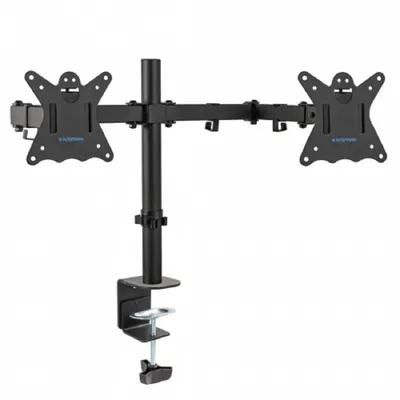 Кронштейн для монитора Kromax CASPER-508 черный 4 шт/уп. 10"-32", max 2x10 кг, 6 ст св., нак. ±80°, пов. 360°, max VESA 100x100 мм.