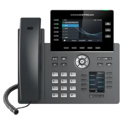 GRP2616 - IP телефон, Grandstream, GRP2616, 16 SIP аккаунтов, 6 линий, двойной цветной LCD (4.3" 480 x 272. 2.4" 320 x 240), PoE, (1GbE)Gigabit Ethernet, 8 BLF, USB, Wi-Fi, Bluetooth, блок питания 12 В/ 1 А