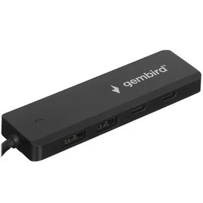 USB-хаб Gembird UHB-C425, USB 3.1, 2×USB-A, 2×Type-C, OTG