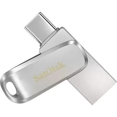Флешка USB SanDisk Ultra Dual Drive Luxe SDDDC4-064G-G46, 64GB, USB 3.1/Type-C
