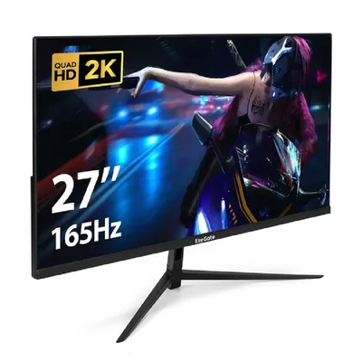 Монитор 27" ExeGate Combat EG2700A IPS 2560x1440, 165 Гц, 1 мс, 16:9, 300 кд/м², 1xHDMI, 1xDisplayPort, трехсторонний безрамочный дизайн, Flicker Free, Low Blue Light, черный