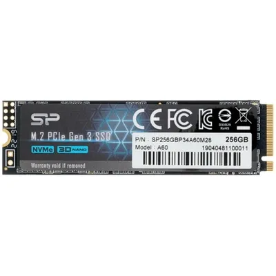SSD SILICON POWER SP256GBP34A60M28, 256GB, M.2, PCIe 3.0x4, NVMe