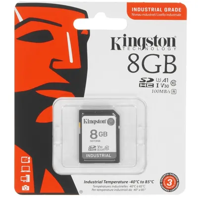 Карта памяти Kingston SDIT/8GB, 8ГБ, Class 10 U1, MLC