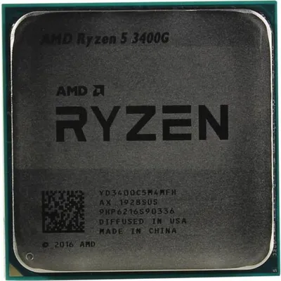Процессор AMD YD3400C5M4MFH, Ryzen 5 3400G, 4C/8T, AM4, Vega 11
