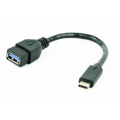 <076887> Переходник–адаптер USB-C (m) -- USB-A (f), Cablexpert (OTG кабель) [A-OTG-CMAF3-01]
