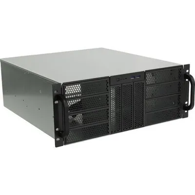 Компьютерный корпус Procase RE411-D11H0-E-55 Компьютерный корпус 4U server case,11x5.25+0HDD,черный,без блока питания,глубина 550мм,MB EATX 12"x13"