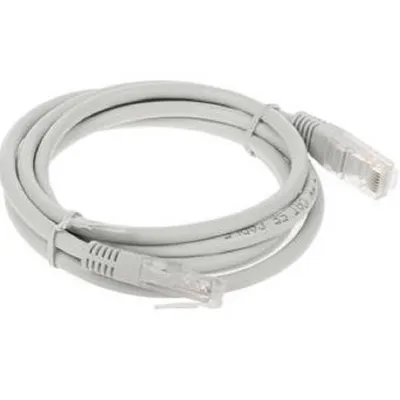 Патч-корд Cablexpert - PP10, UTP, кат. 5e, 2 x RJ-45, RJ-45 - RJ-45, ПВХ, серый, 1.5 м, PP10-1.5M