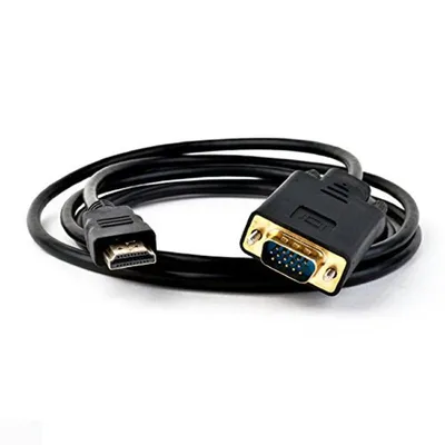 Orient Кабель-адаптер HDMI M  C702 --> VGA 15M, длина 1.8 метра, черный