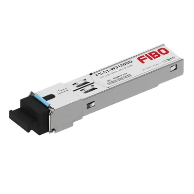 Трансивер/ FIBO FT-S1-W3120SD SFP модуль WDM, 1.25G, 20 км, TX 1310 нм, RX 1550 нм, SC, DDM