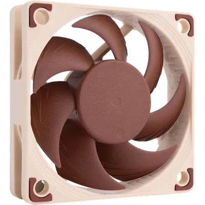 Кулер для корпуса/ Case Cooler Noctua NF-A6x15 5V PWM (60x60x15mm, 4-pin PWM, 23.4CFM, 19.8dBA, 3500RPM, Beige/Brown)