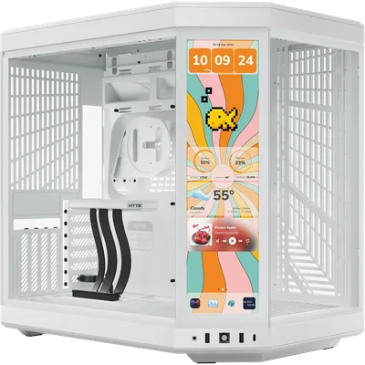 Корпус HYTE CS-HYTE-Y70TTI-WW, Y70 Touch Infinite, Midi-Tower, белый