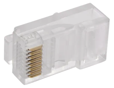 Разъём ITK CS3-1C6U, RJ45 кат.6 неэкр., 20 шт, прозрачный