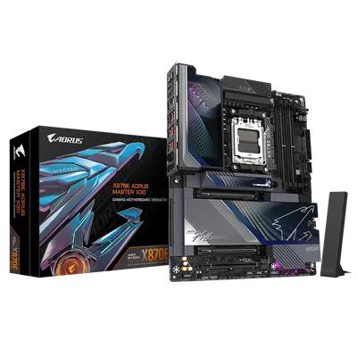 Материнская плата GIGABYTE X870E A MASTER X, AM5, X870E, DDR5, Wi-Fi 7, 10Gb LAN