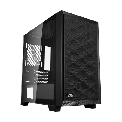 Корпус ПК PCCooler C3D310 BK, Mesh, mATX, без БП