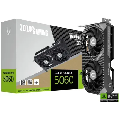 Видеокарта ZOTAC ZT-B50600H-10M, GeForce RTX 5060, 8GB GDDR7, OC