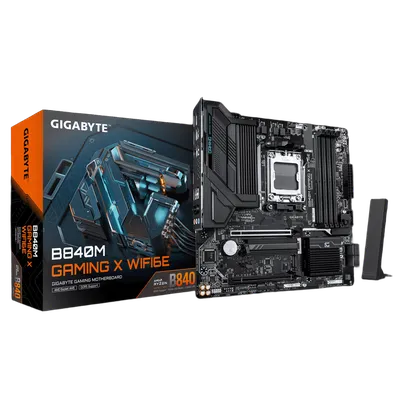 Материнская плата GIGABYTE B840M GAMING X WF6E, AM5, B840, DDR5, Wi-Fi 6E