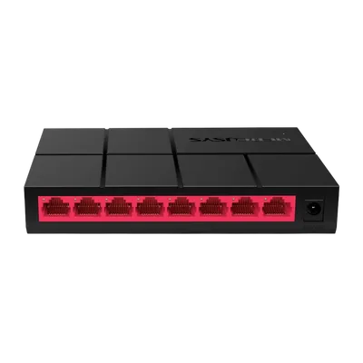 Коммутатор Mercusys MS108G, 8×1GbE, неуправляемый, L2, пластик