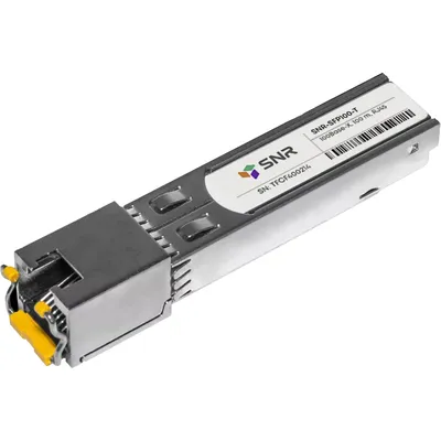 SNR SNR-SFP100-T Витая пара UTP, SFP 100Base-T, разъем RJ-45, дальность до 100м.