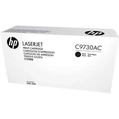 Картридж лазерный HP C9730AC, для HP Color LaserJet 5500/5550, черный, 13000 стр.