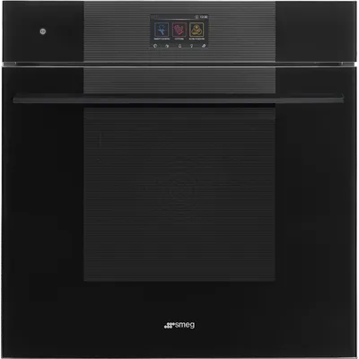 Духовой шкаф SMEG SO6104S4PB3, электрический, 68 л, пар Steam100 Pro, 20 функций, черный
