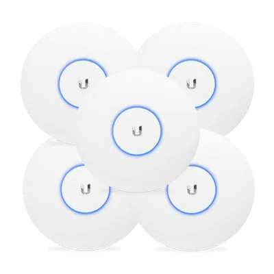 Точка доступа Wi-Fi Ubiquiti UniFi AP AC Pro (5-pack) |UAP-AC-PRO-5| Ubiquiti точка доступа, 2.4/5 ГГц, 3x3 MIMO, до 1300+450 |UAP-AC-PRO-5| Мбит/с, 2 гигабитных сетевых порта, поддержка питания IEEE 802.3af PoE / 802.3at PoE+ (5-pack) (025464) {4}