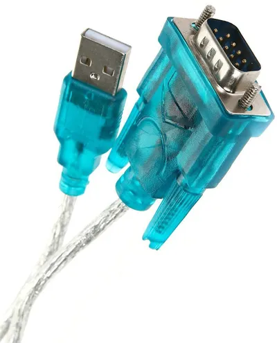 Кабель-переходник USB Am -> RS-232 DB9M, винты ( добавляет в систему  COM порт) Aopen/Qust <ACU804>
