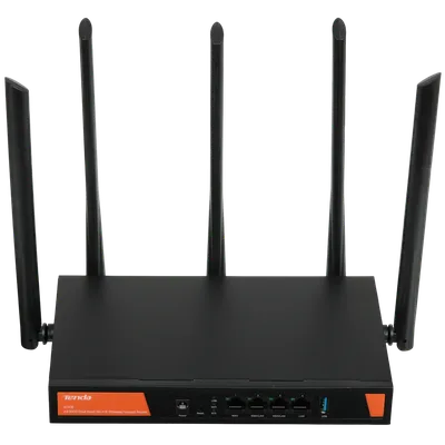 Адаптер беспроводной связи (Wi-Fi) Tenda W30E Двухдиапазонный гигабитный Wi-Fi роутер AХ3000 до 574 Мбит/с на 2,4 ГГц + до 2402 Мбит/с на 5 ГГц, LAN 4x1Гбит/с