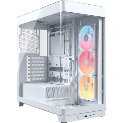 Корпус Corsair CC-9011317-WW, Frame 4500X LX-R RGB, Midi-Tower, белый