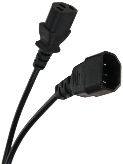 Кабель монитор - компьютер 1.8 метра 220V (UPS -> устройство) <VDE> 3G*0.5mm Aopen <ACE001-1.8M>