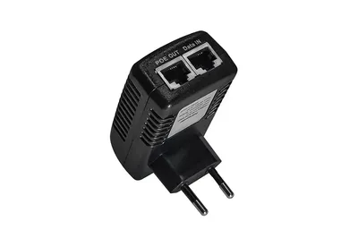 PoE-инжектор Fast Ethernet на 1 порт. Соответствует стандартам PoE IEEE 802.3af. Автоматическое определение PoE устройств. Мощность PoE на порт - до 15.4W. Вх. 1 x RJ45(10/100 Base-T), вых. - 1 x RJ45(10/100 Base-T, PoE, IEEE 802.3af). Питание: AC100-240V. Не требует монтажа, устанавливается на электрическую розетку. Размеры (ШхВхГ): 83x31x45мм. Рабочая температура -20...+40 гр.С.