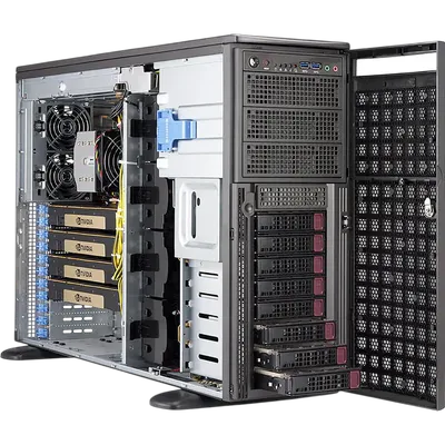 Серверный корпус/ Server Case Supermicro SC747BTS-R2K20BP 4U/Tower SuperChassis 8x 3.5"/2.5" SAS/SATA3 Hot-Swap, E-ATX 13.68x13, 1+1 R2200W