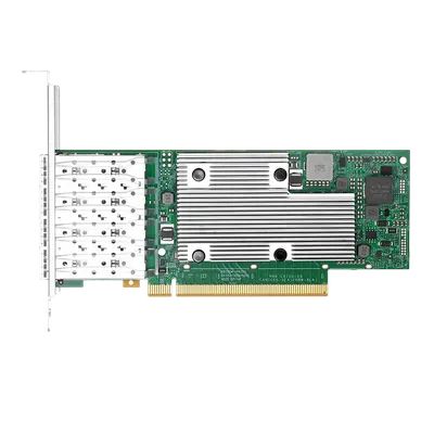 Broadcom NetXtreme P425G (BCM957504-P425G) 4x25GbE (25/10GbE), PCIe 4.0 x16, SFP28, BCM57504, Ethernet Adapter, LP + FH brackets incl, BOX