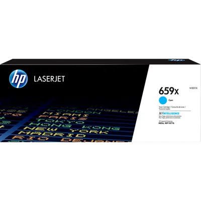 Картридж HP W2011X (659X), голубой, высокой емкости