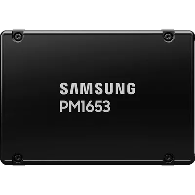 Твердотельный накопитель/ Samsung SSD PM1653, 15360GB, 2.5" 15mm, SAS 24Gb/s, 3D TLC, R/W 4200/3700MB/s, IOPs 800 000/140 000, TBW 28032, DWPD 1 (12 мес.)